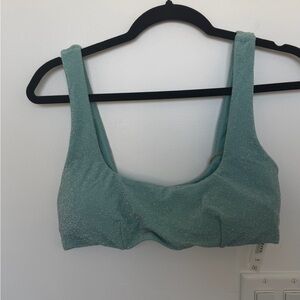 Sparkling Teal Bikini Top